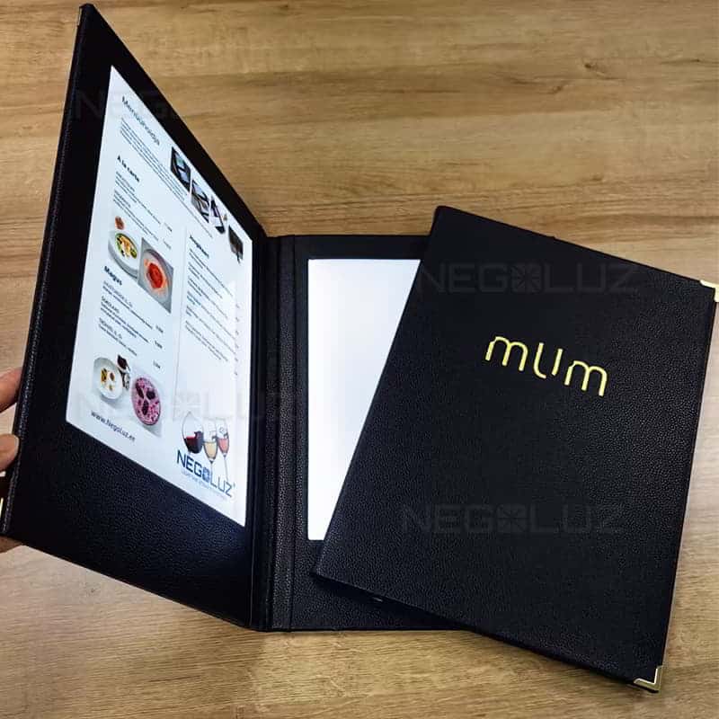 price menu holder led